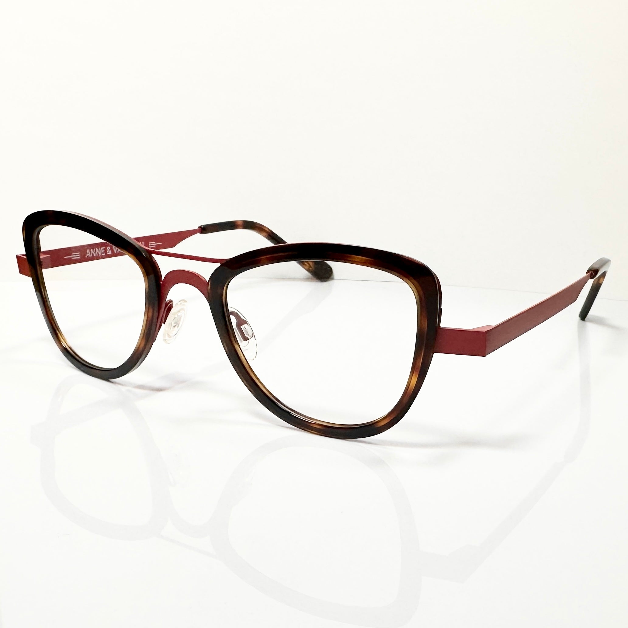 ANNE ET VALENTIN  FAUVETTE 8A10 Women Eyeglasses Frame France NEW Authentic