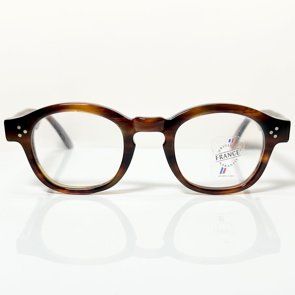 Maryll Wellington Eyeglasses Frame in Amber PO80 - Authentic New