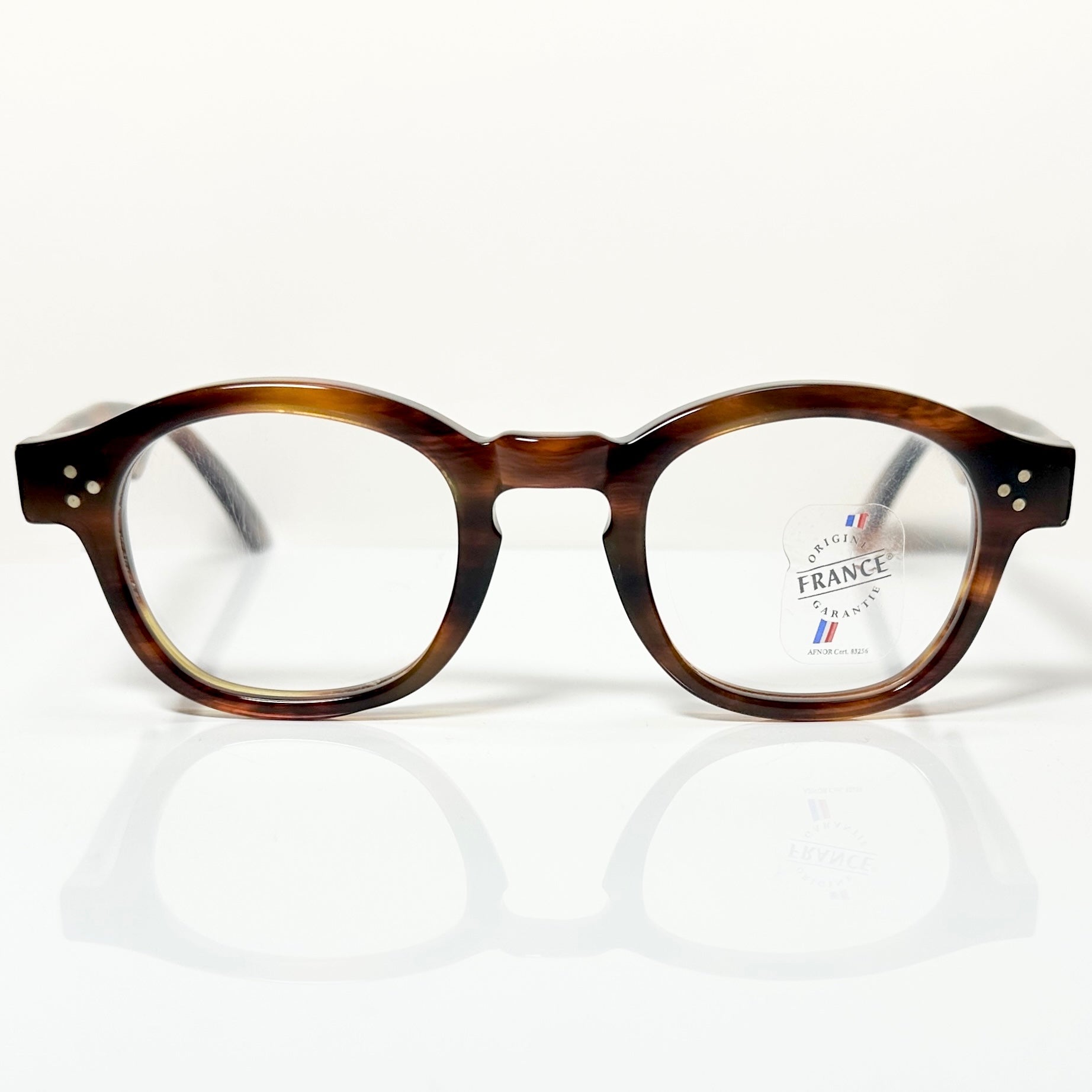 Maryll Wellington Eyeglasses Frame in Amber PO80 - Authentic New