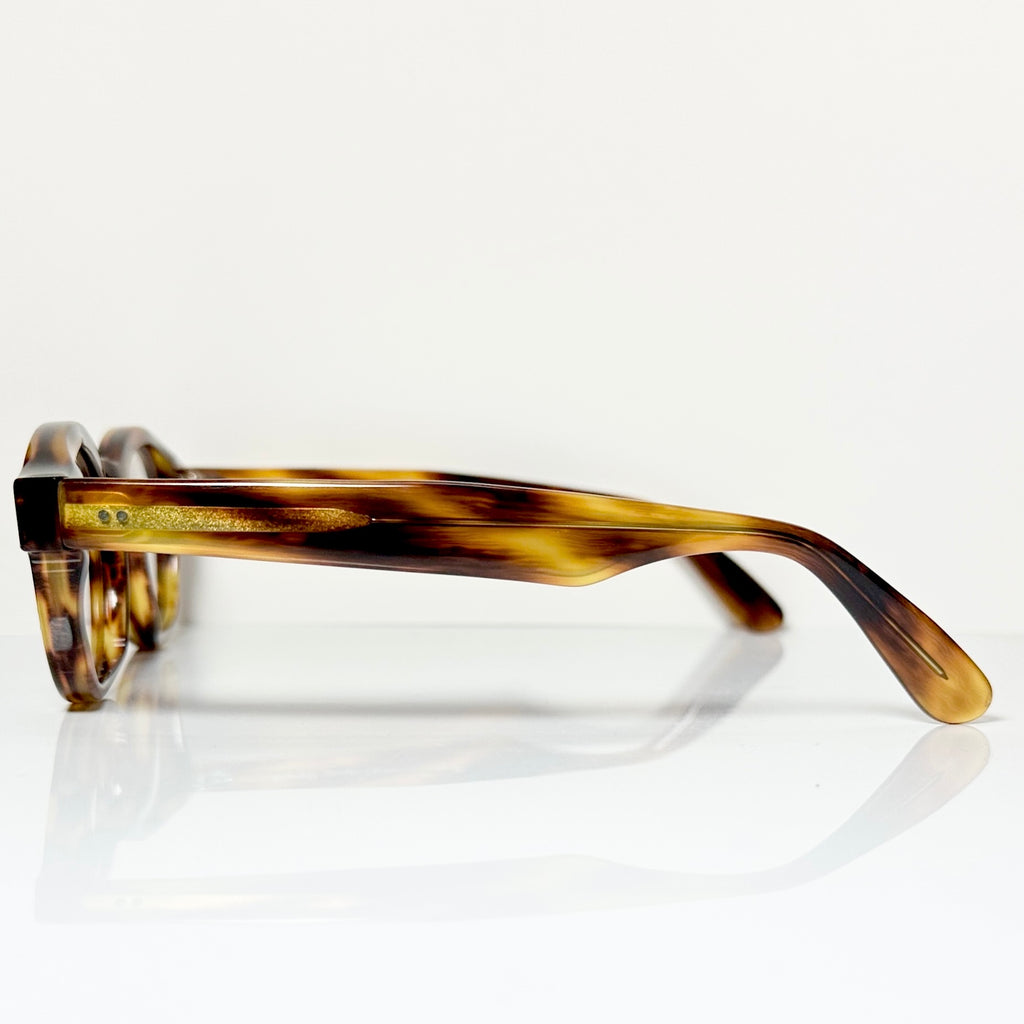Maryll Wellington Eyeglasses Frame in Amber PO80 - Authentic New