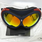 Moncler ML0130 / S 92C Ski & Snowboard Goggles in Blue/Red - Authentic New