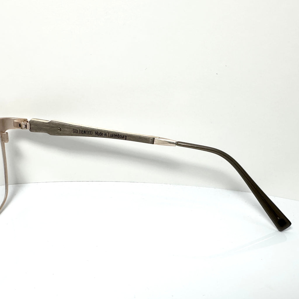 GOLD AND WOOD MARYLIN Women's Eyeglasses Frames in Rose Gold  - Authentic New