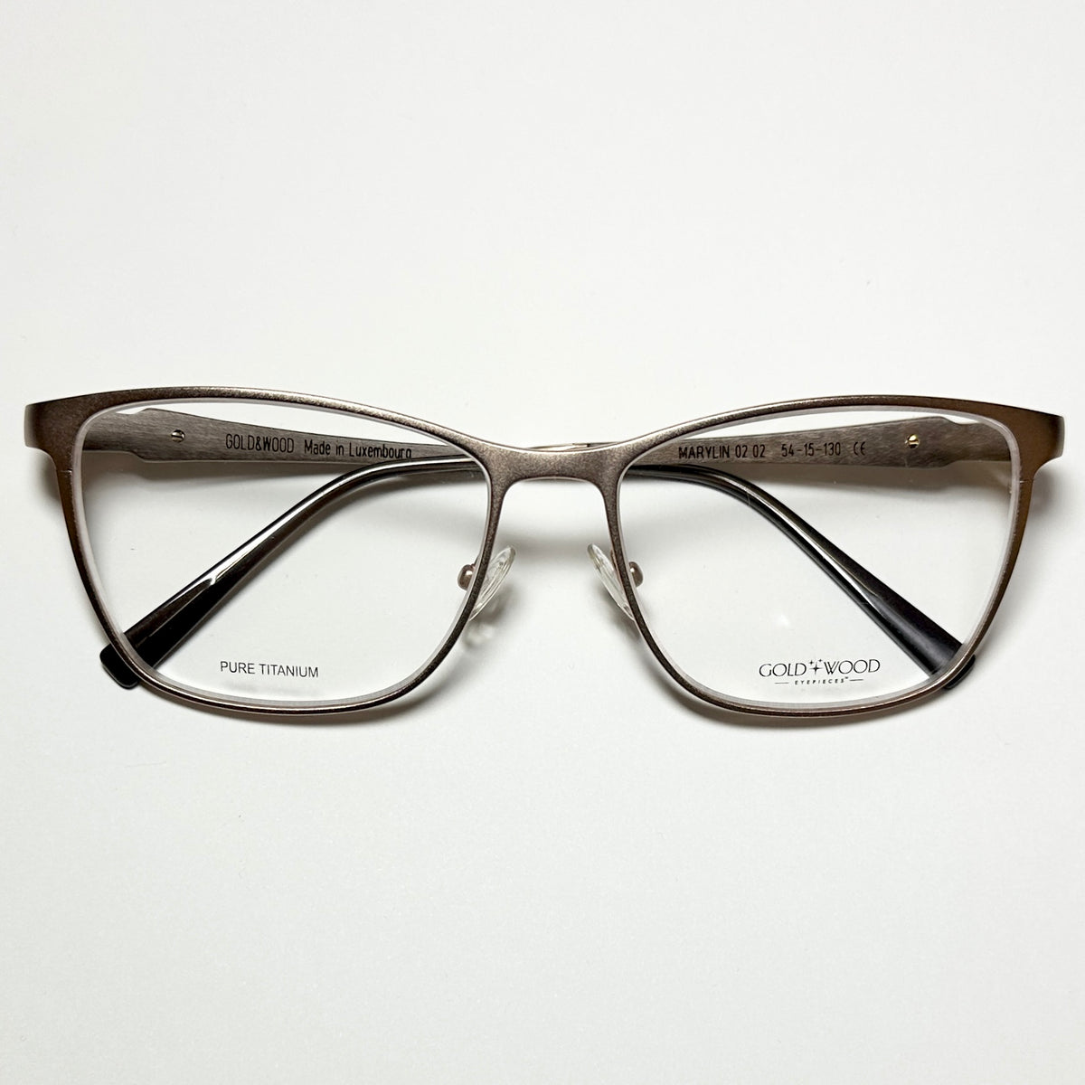 GOLD AND WOOD MARYLIN Women's Eyeglasses Frames in Rose Gold  - Authentic New