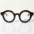Hally & Son HS862 V02 Round Eyeglasses Frames in Tortoise -  Authentic New