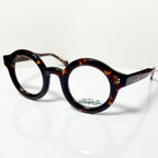 Hally & Son HS862 V02 Round Eyeglasses Frames in Tortoise -  Authentic New