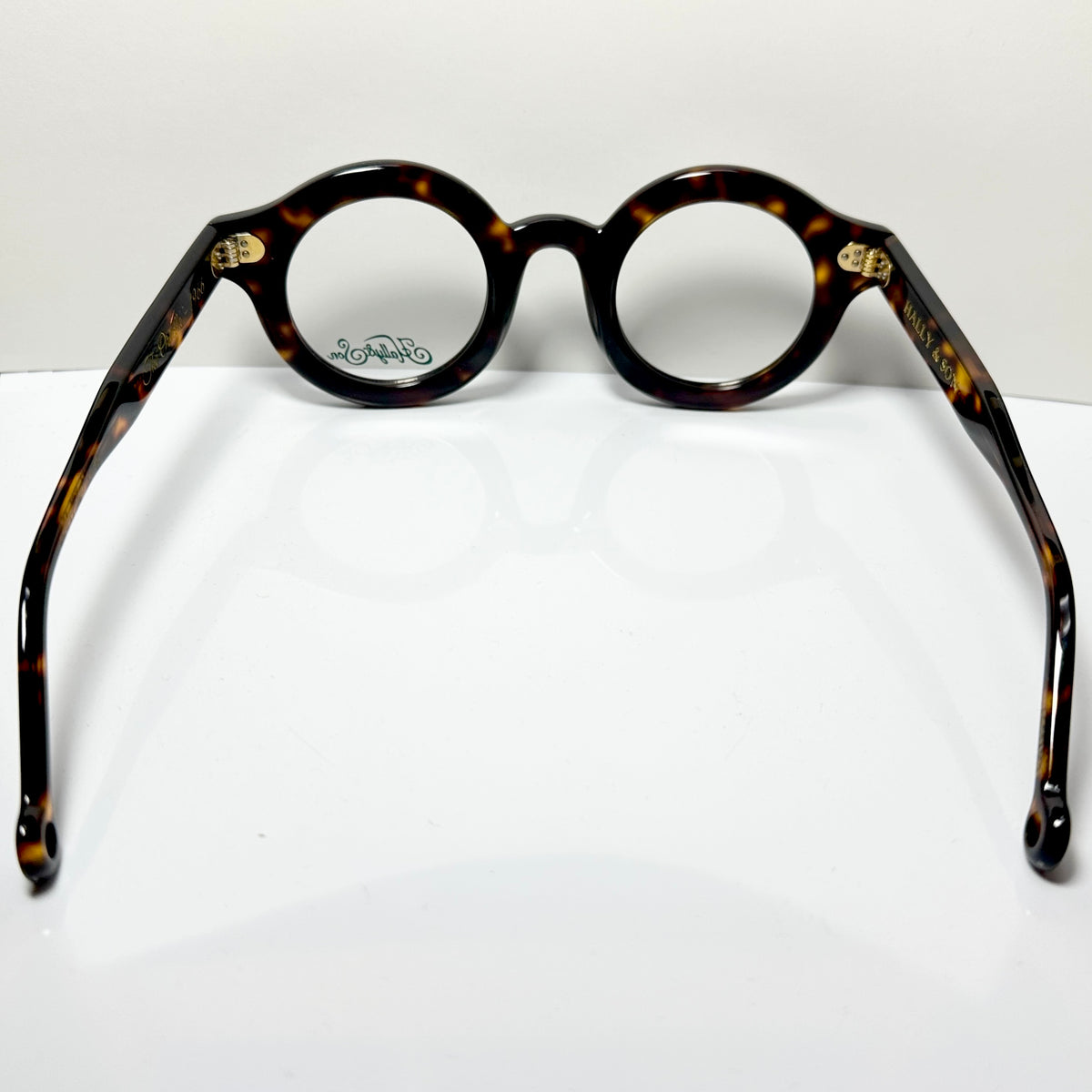 Hally & Son HS862 V02 Round Eyeglasses Frames in Tortoise -  Authentic New