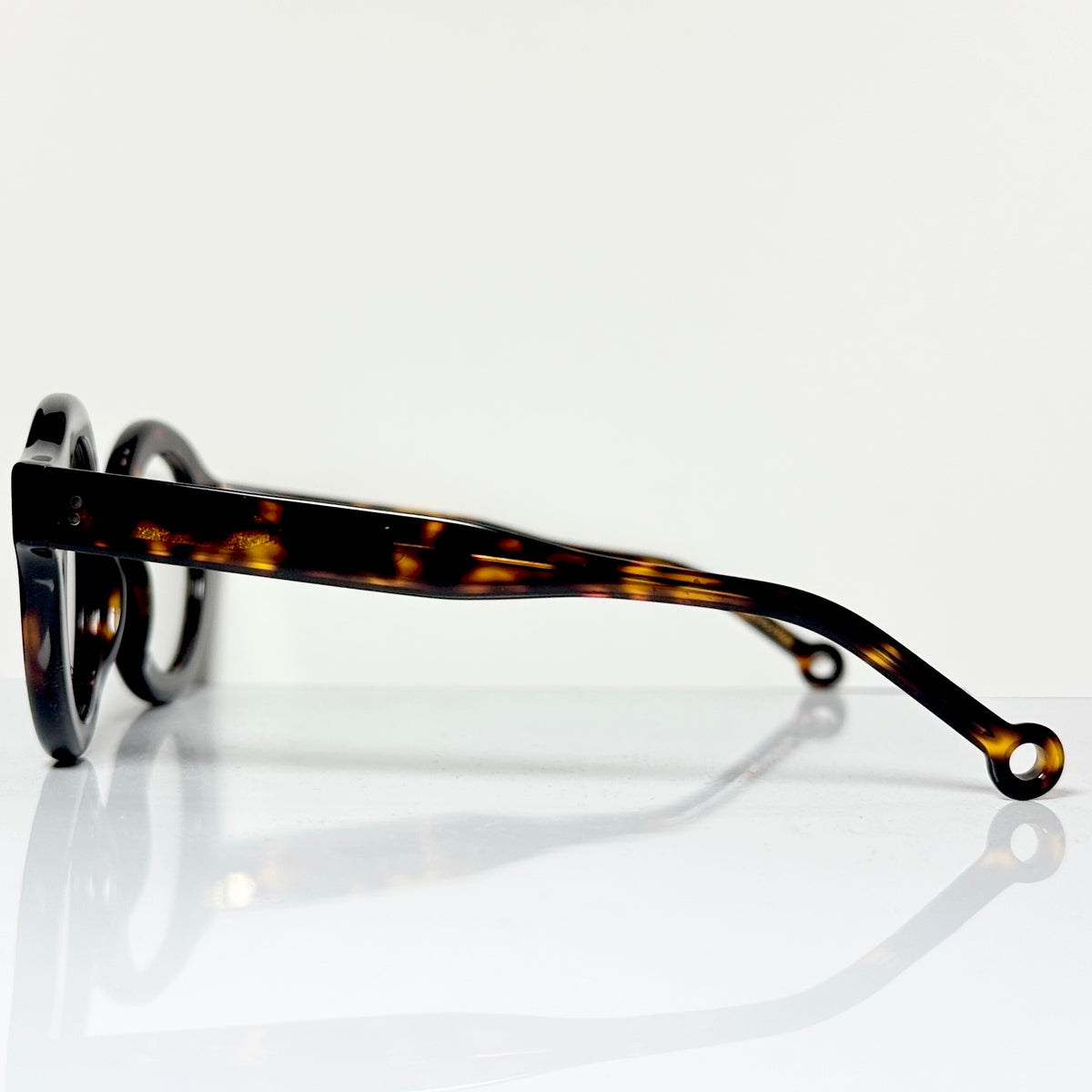 Hally & Son HS862 V02 Round Eyeglasses Frames in Tortoise -  Authentic New
