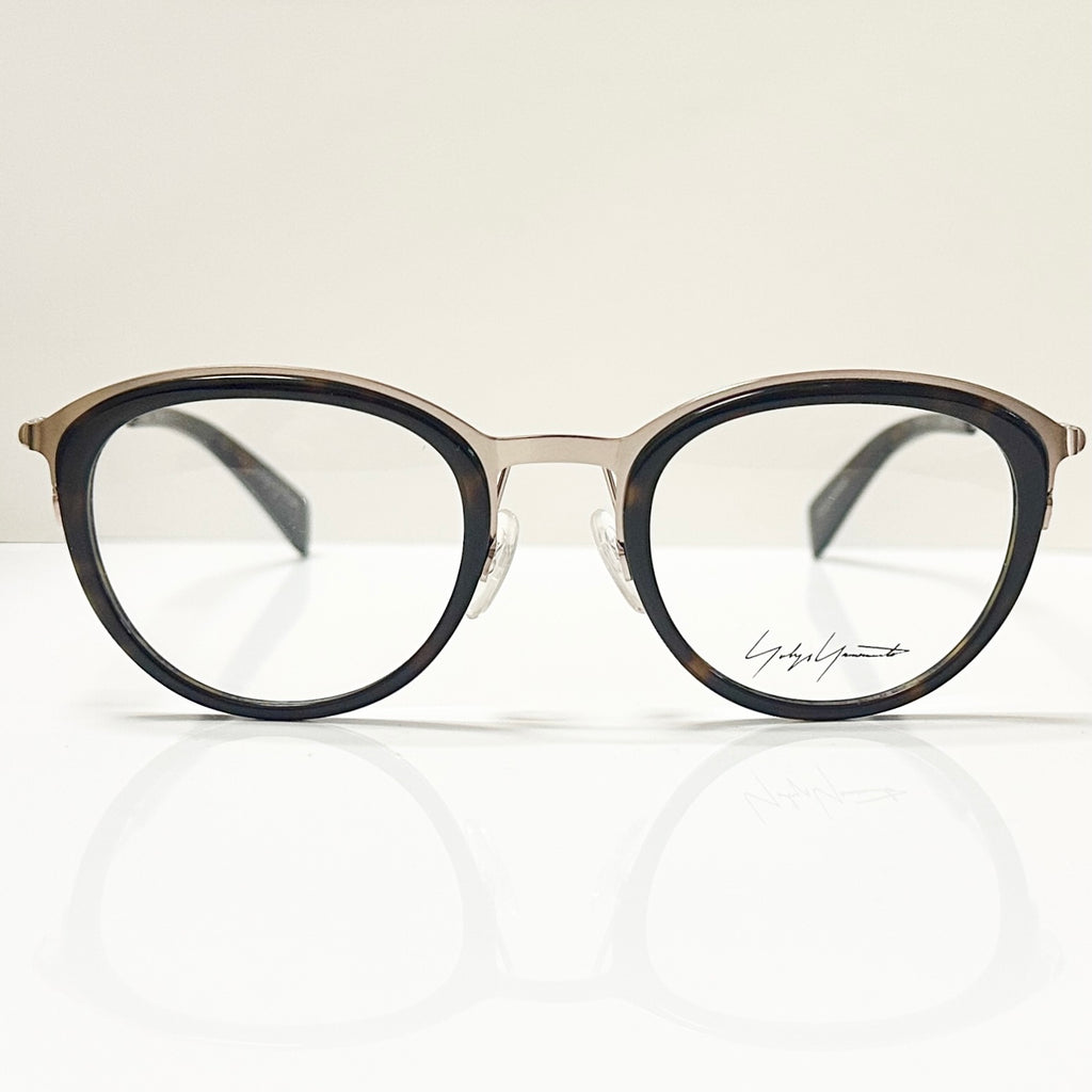 Yohji Yamamoto YY1023 127 Eyeglasses Frame in Gold/Tortoise - Authentic New