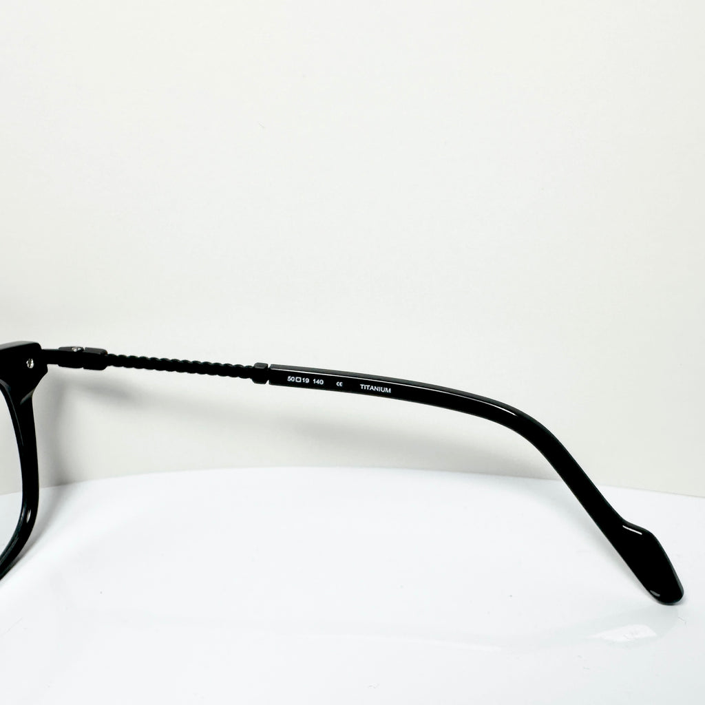 Yohji Yamamoto YY19-0032 05 Men's Eyeglasses Frame in Black - Authentic New