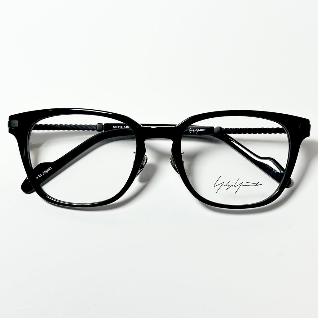 Yohji Yamamoto YY19-0032 05 Men's Eyeglasses Frame in Black - Authentic New