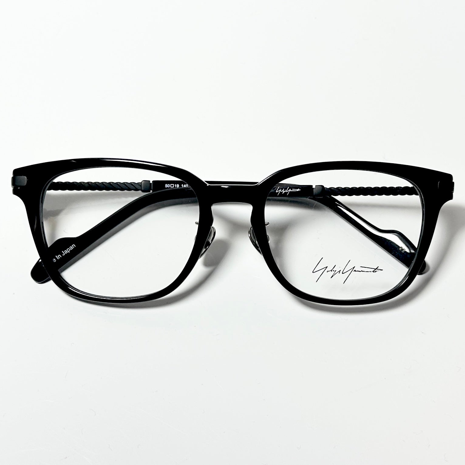 Yohji Yamamoto YY19-0032 05 Men's Eyeglasses Frame in Black - Authentic New