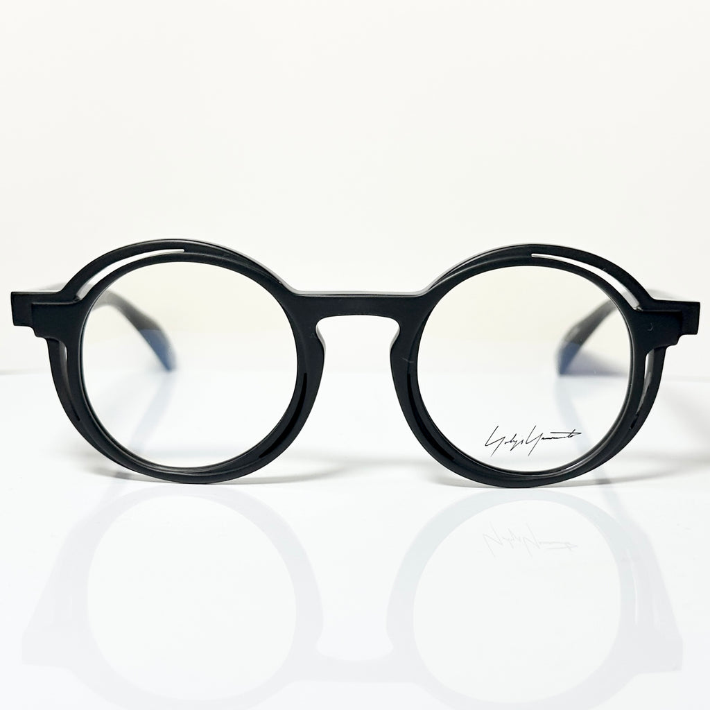 Yohji Yamamoto YY1039 002 Eyeglasses Frame in Matt Black - Authentic New