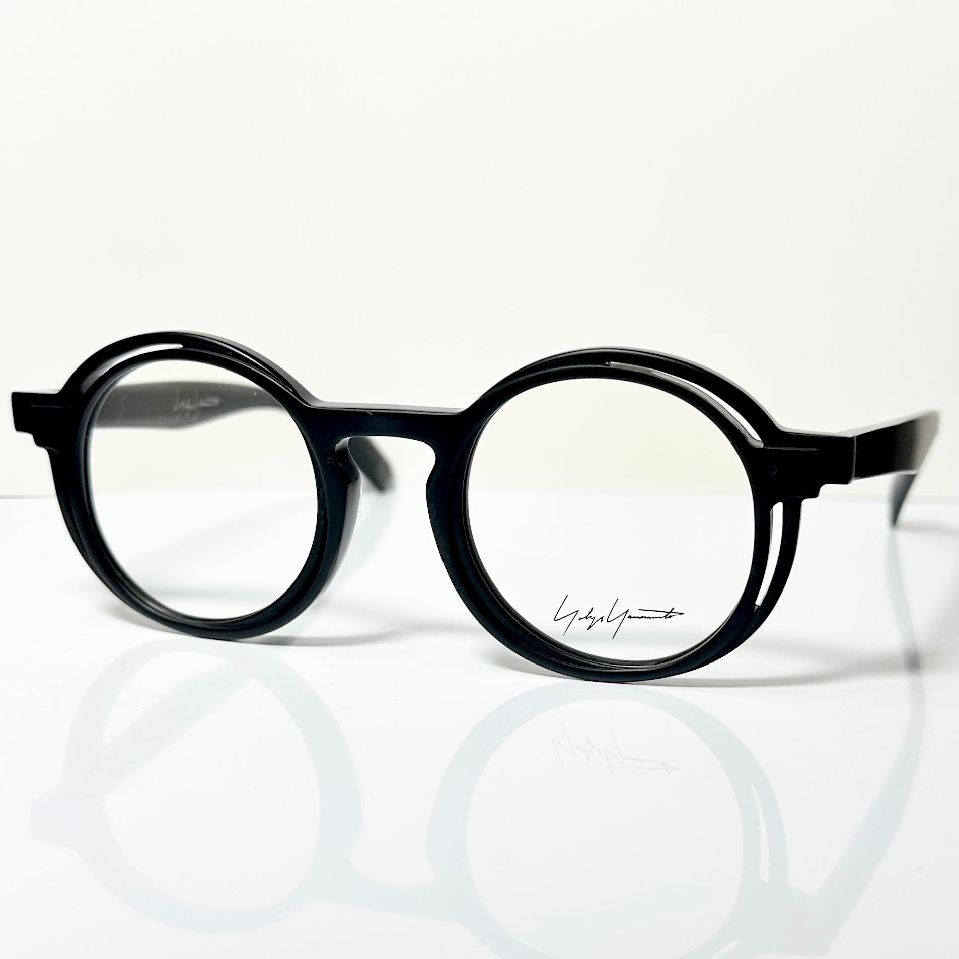 Yohji Yamamoto YY1039 002 Eyeglasses Frame in Matt Black - Authentic New