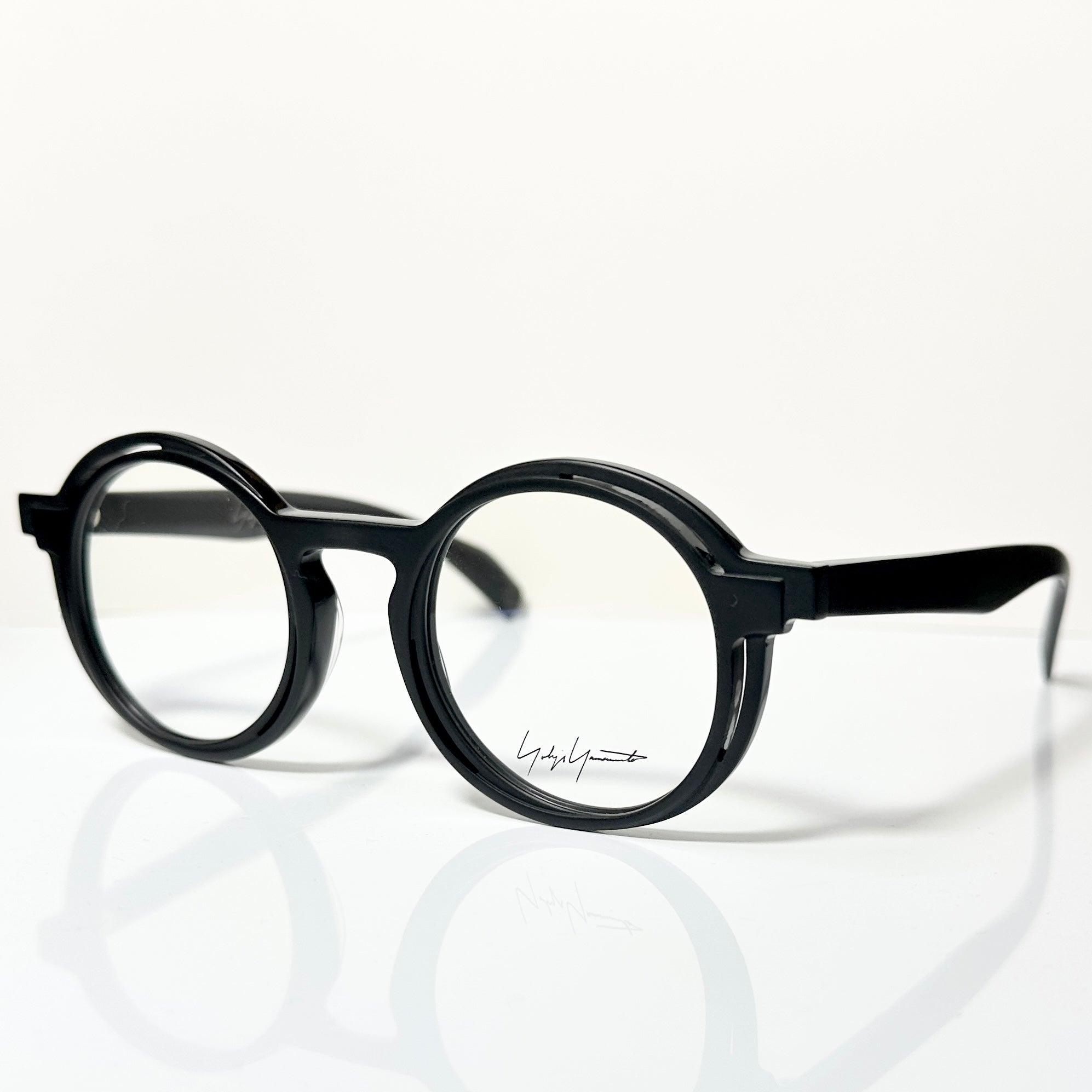 Yohji Yamamoto YY1039 002 Eyeglasses Frame in Matt Black - Authentic New