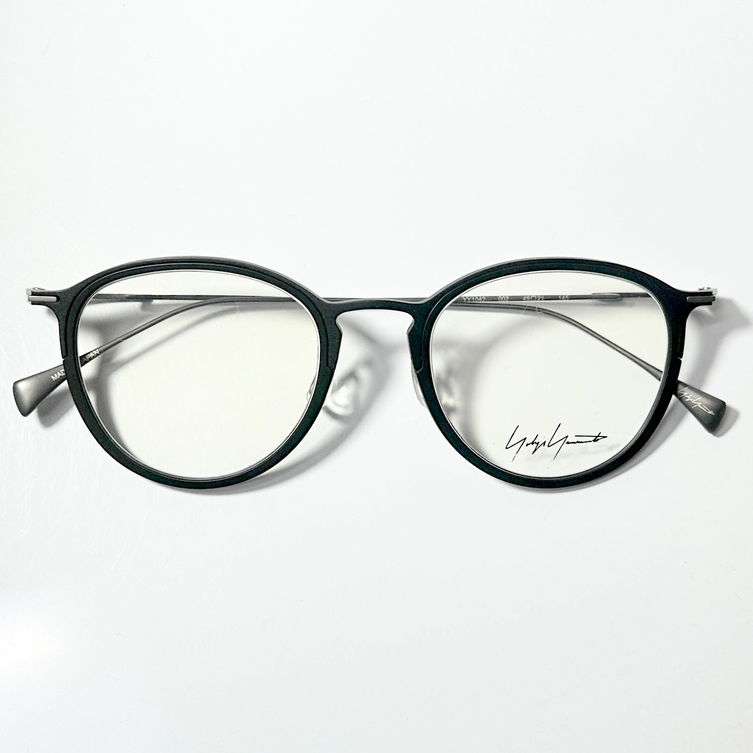 Yohji Yamamoto YY1042 002 Eyeglasses Frame in Black- Authentic New