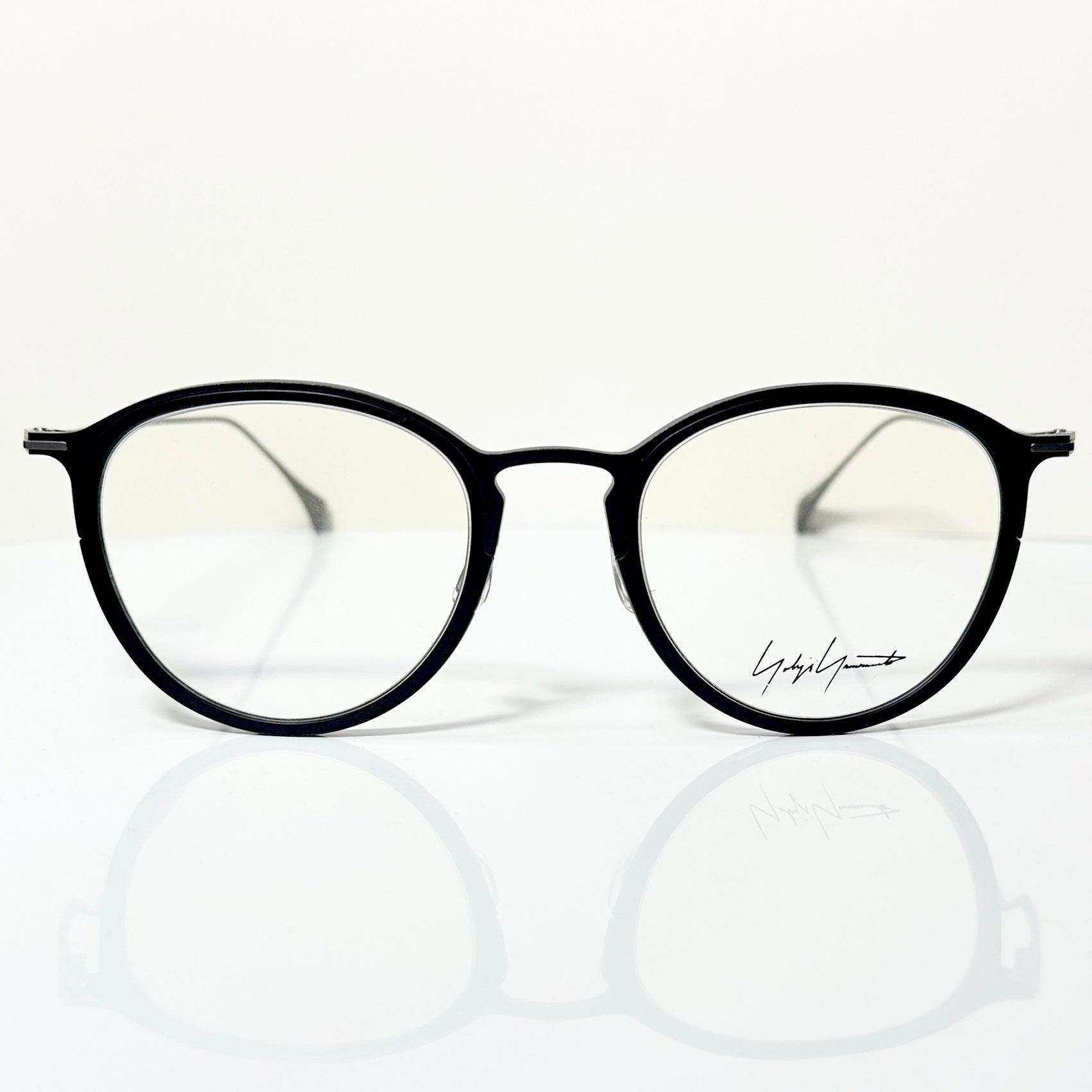 Yohji Yamamoto YY1042 002 Eyeglasses Frame in Black- Authentic New