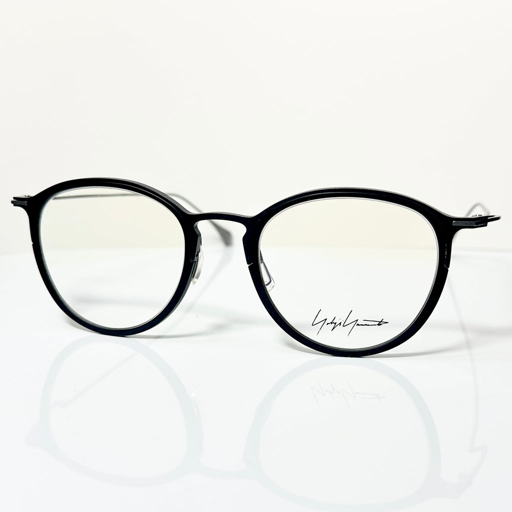 Yohji Yamamoto YY1042 002 Eyeglasses Frame in Black- Authentic New