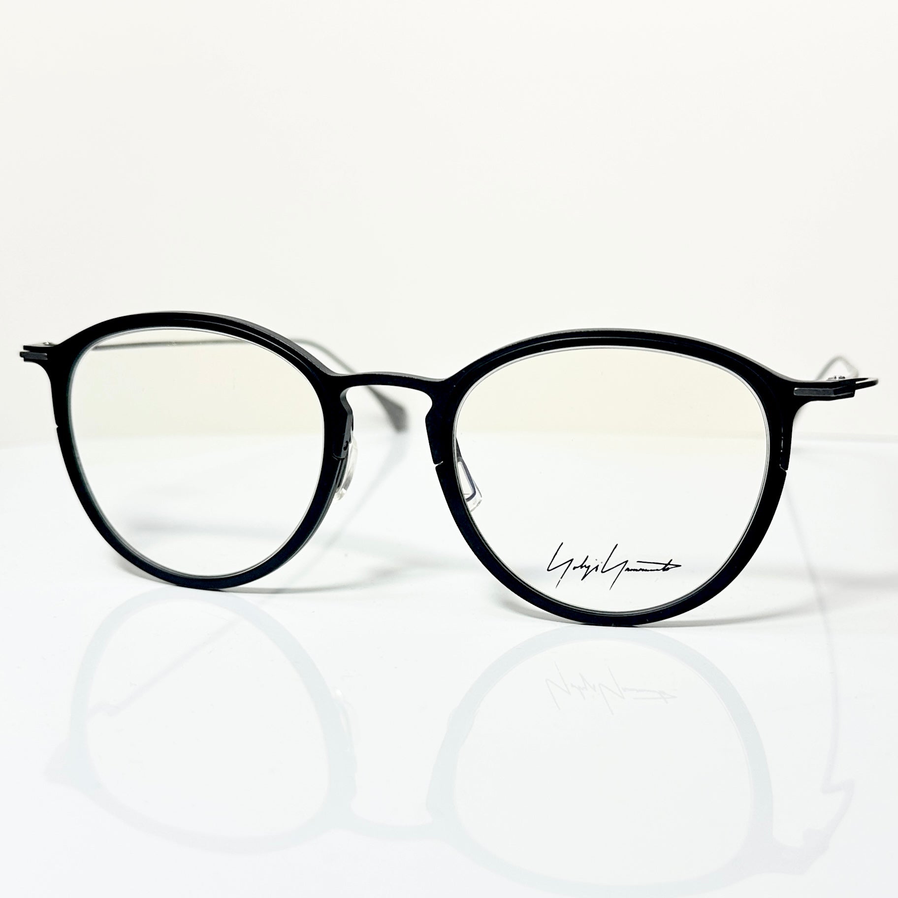 Yohji Yamamoto YY1042 002 Eyeglasses Frame in Black- Authentic New
