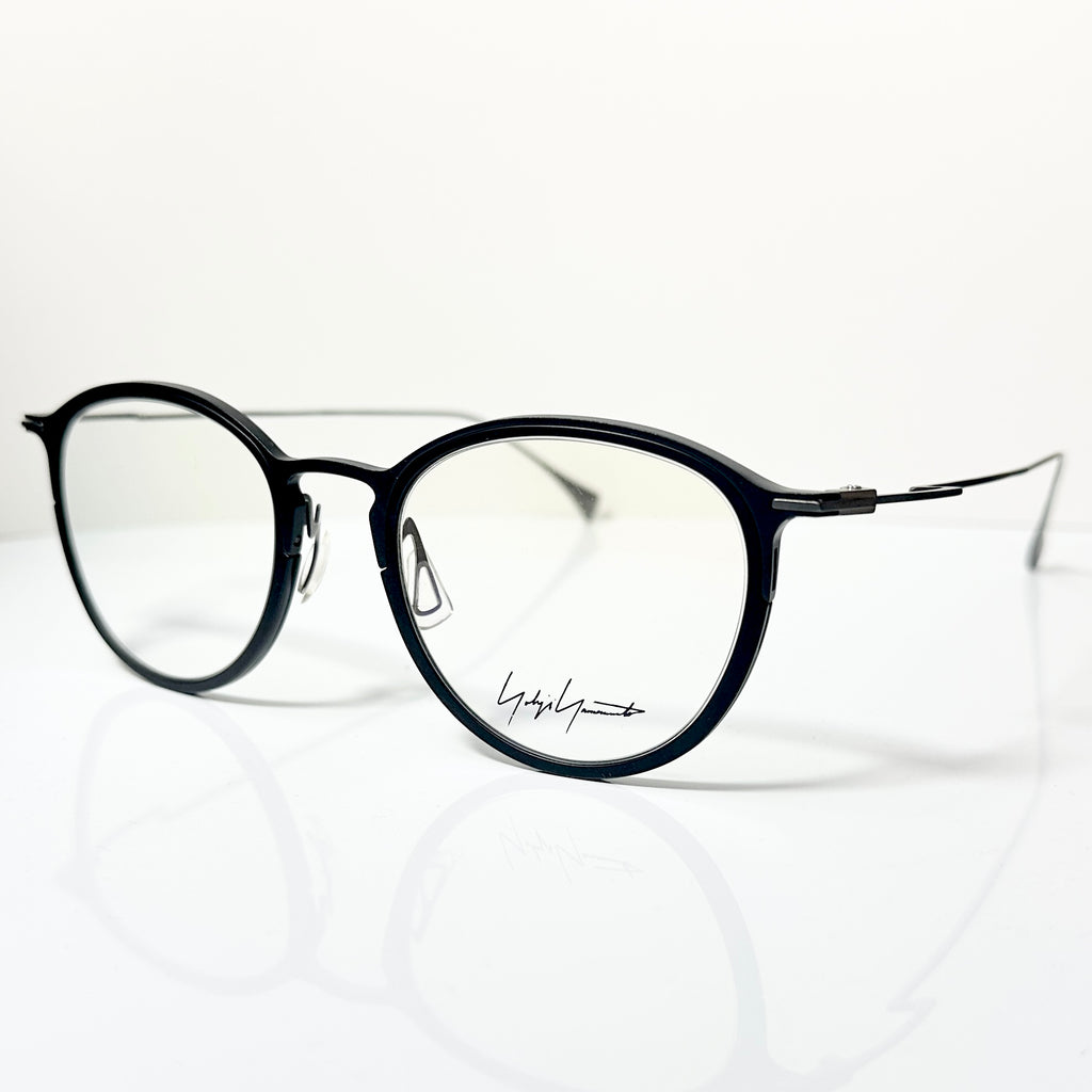 Yohji Yamamoto YY1042 002 Eyeglasses Frame in Black- Authentic New