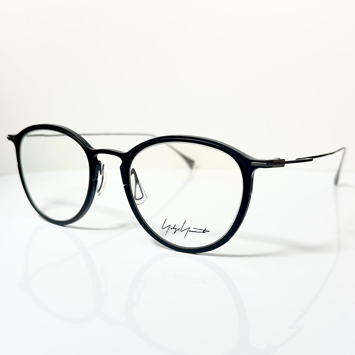 Yohji Yamamoto YY1042 002 Eyeglasses Frame in Black- Authentic New
