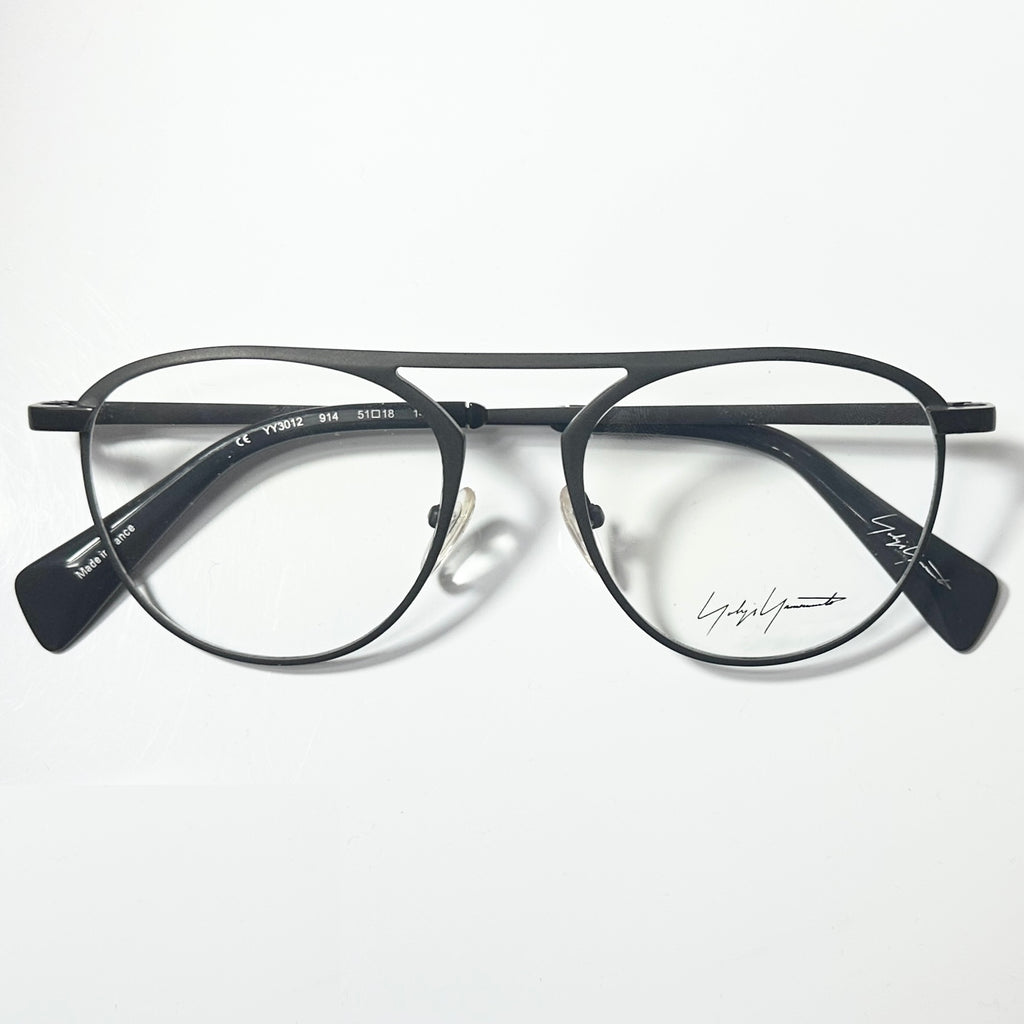 Yohji Yamamoto YY3012 914 Men's Eyeglasses Frame in Dark Brown  - Authentic New