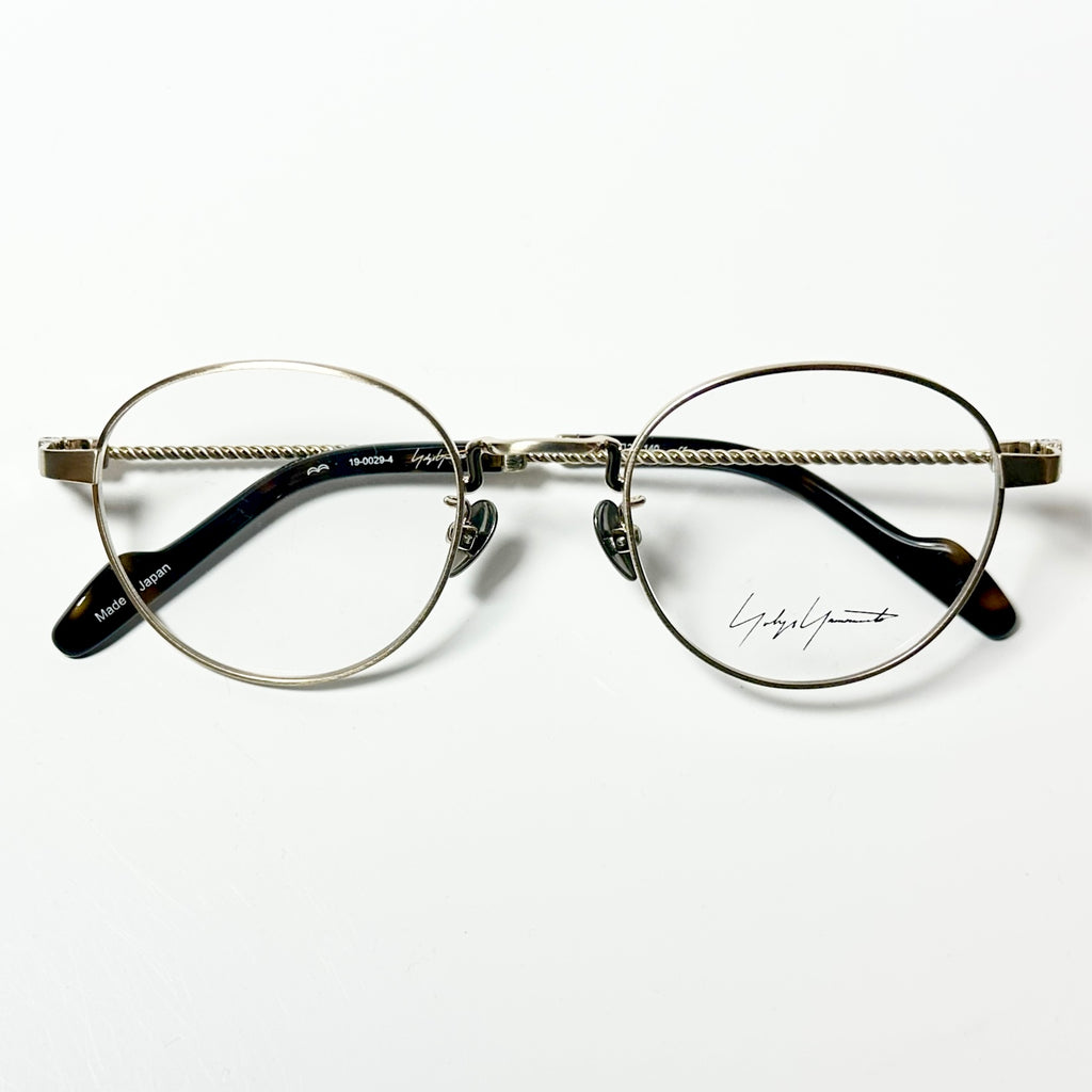Yohji Yamamoto YY19-0026 4  Eyeglasses Frame in Gold - Authentic New