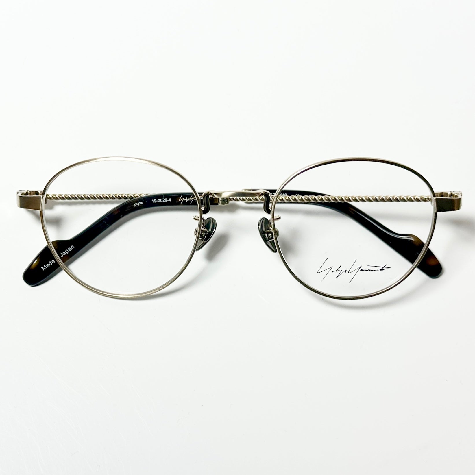 Yohji Yamamoto YY19-0026 4  Eyeglasses Frame in Gold - Authentic New