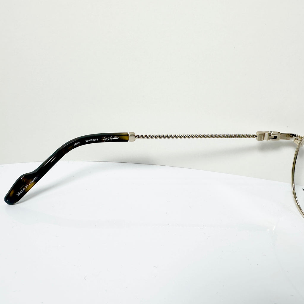 Yohji Yamamoto YY19-0026 4  Eyeglasses Frame in Gold - Authentic New