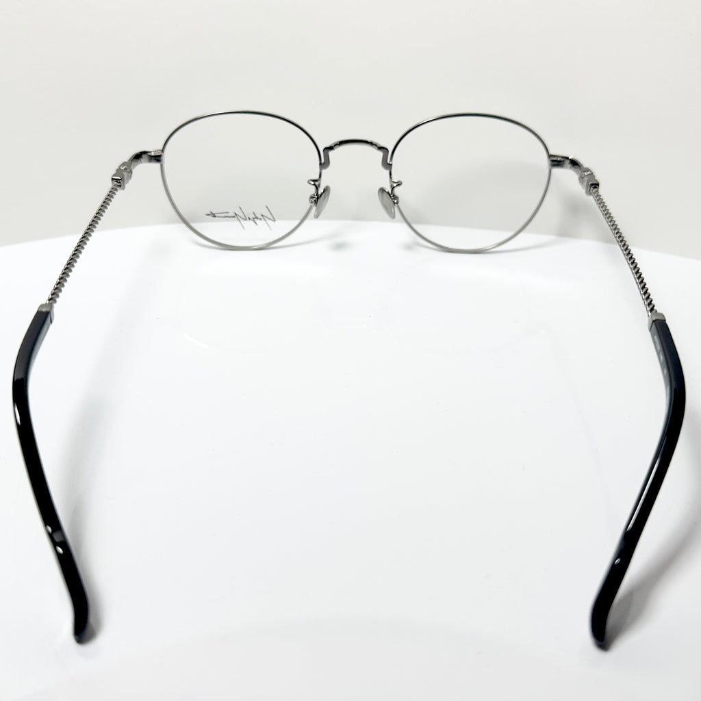 Yohji Yamamoto YY19-0029 5  Eyeglasses Frame in Black/Gunmetal - Authentic New