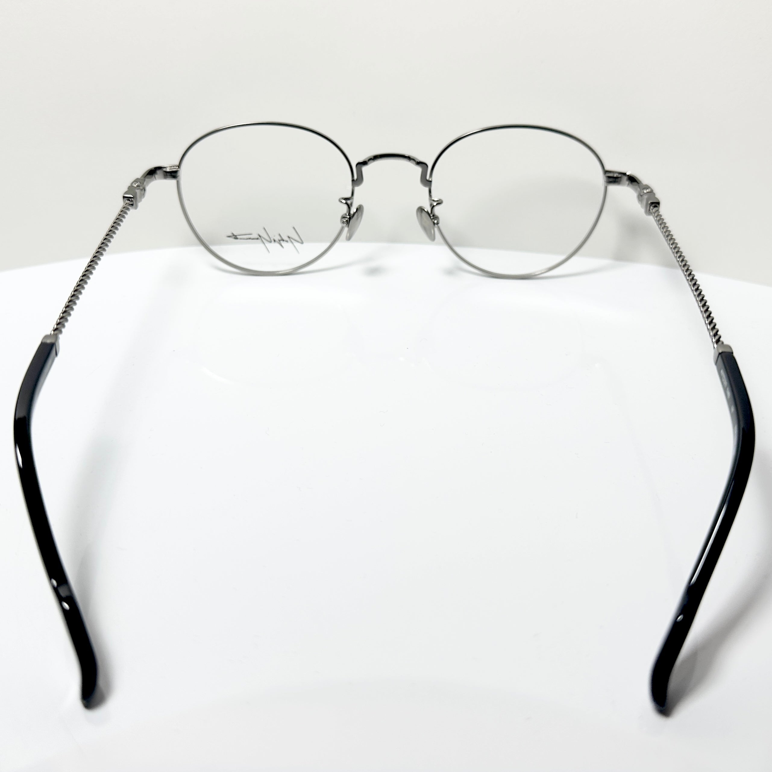 Yohji Yamamoto YY19-0029 5  Eyeglasses Frame in Black/Gunmetal - Authentic New