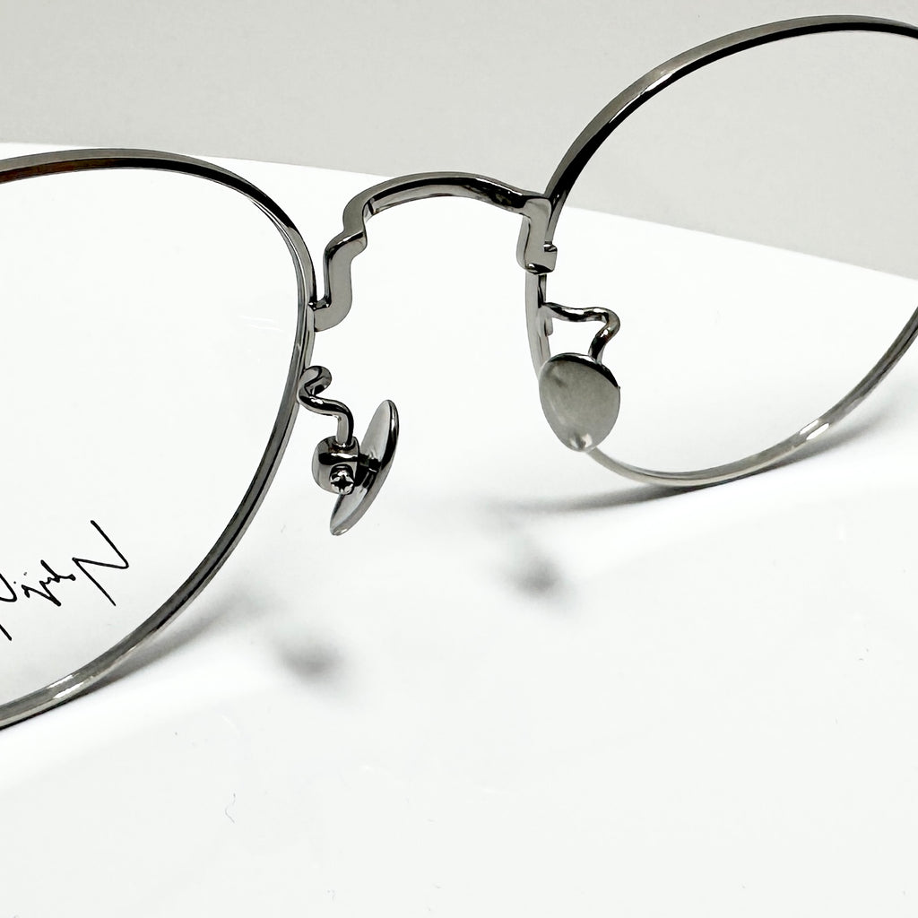 Yohji Yamamoto YY19-0029 5  Eyeglasses Frame in Black/Gunmetal - Authentic New