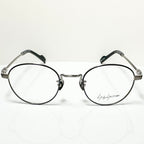 Yohji Yamamoto YY19-0029 5  Eyeglasses Frame in Black/Gunmetal - Authentic New