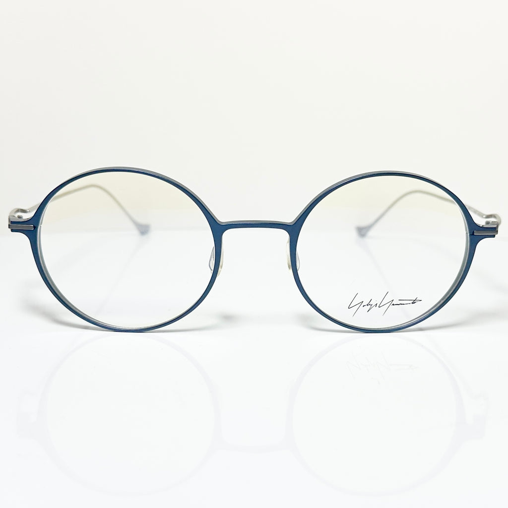 Yohji Yamamoto YY3022 608 Eyeglasses Frame in Navy/Grey - Authentic New