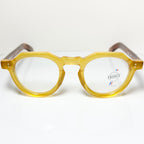 Maryll Men's Crown Panto Eyeglasses Frame in Honey/Tortoise PO23 - Authentic New