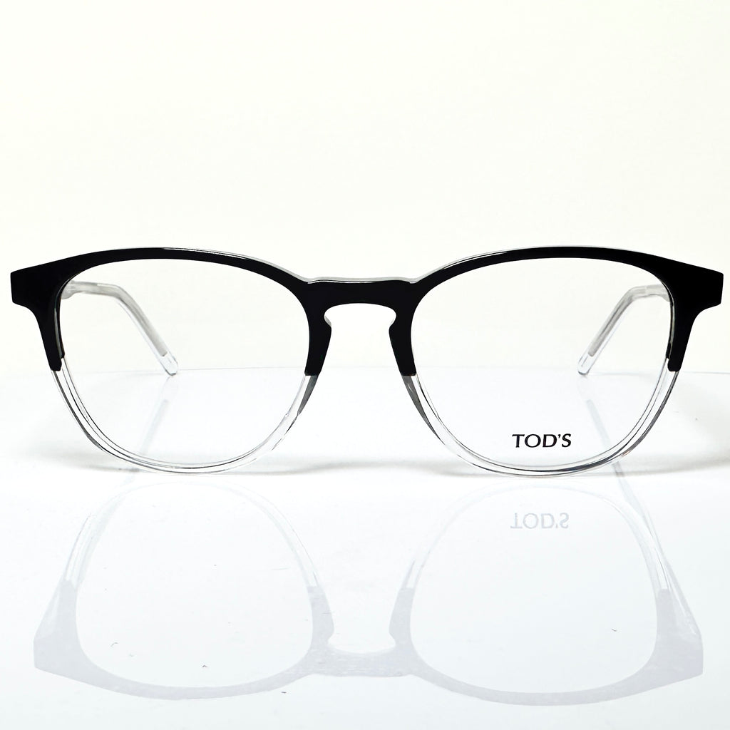 TOD'S TO5252 005 Eyeglasses Frames in Black/White - Authentic New