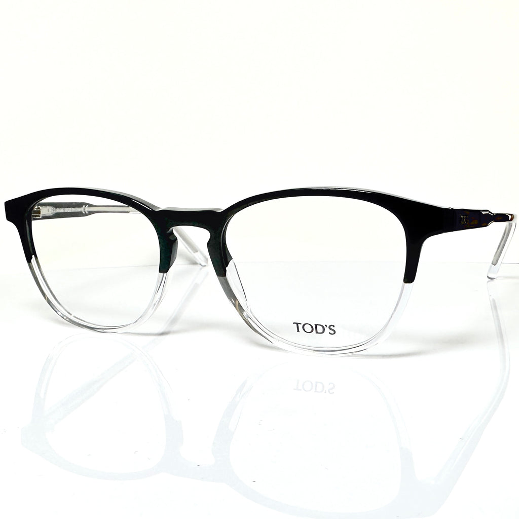 TOD'S TO5252 005 Eyeglasses Frames in Black/White - Authentic New