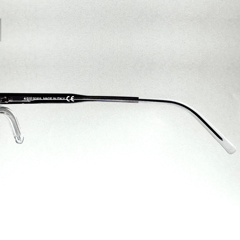 TOD'S TO5252 005 Eyeglasses Frames in Black/White - Authentic New