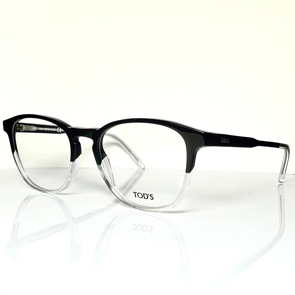 TOD'S TO5252 005 Eyeglasses Frames in Black/White - Authentic New