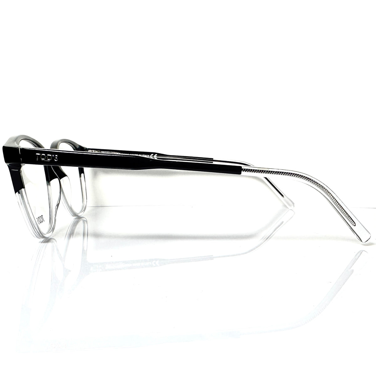 TOD'S TO5252 005 Eyeglasses Frames in Black/White - Authentic New