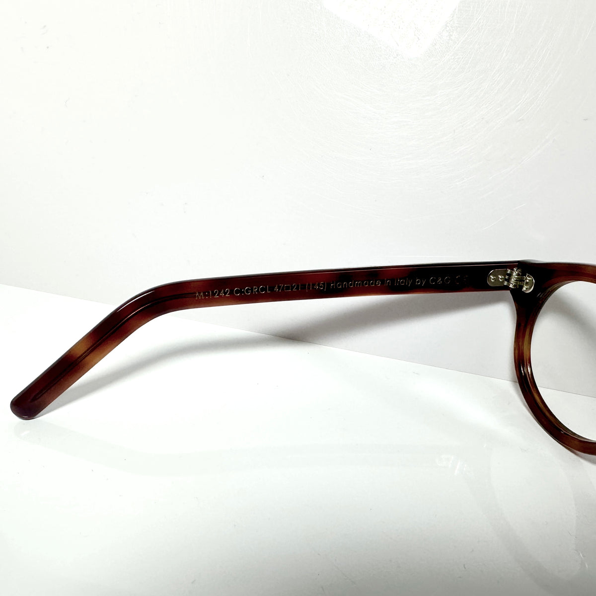 CUTLER AND GROSS 1242 GRCL Eyeglasses Frames in Tortoise - New Authentic