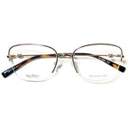 Max Mara MM1417 DDB  Women's Eyeglasses Frames in Rose Gold - Authentic New