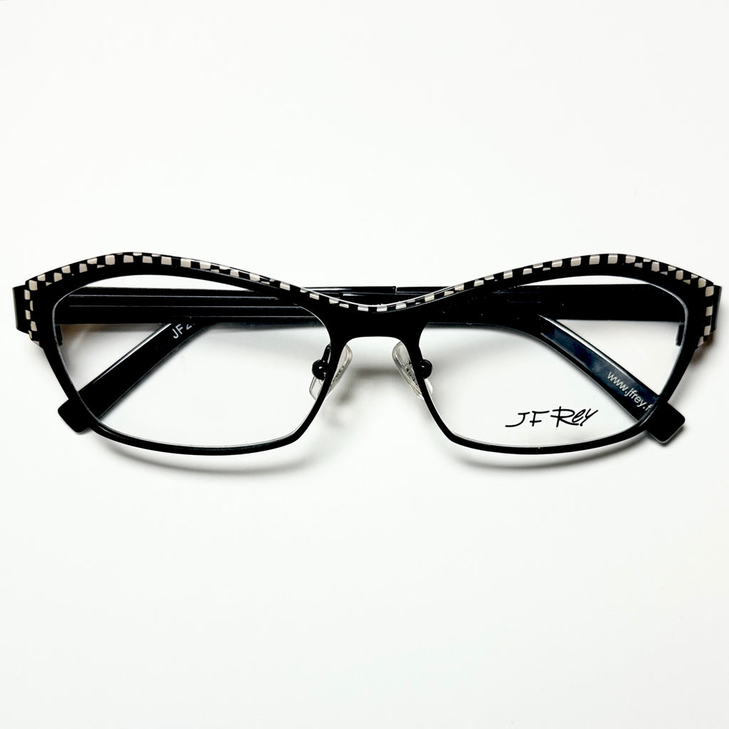 JF Rey JF2555 0010 Women's Eyeglasses Frames in Matt Black- Authentic New