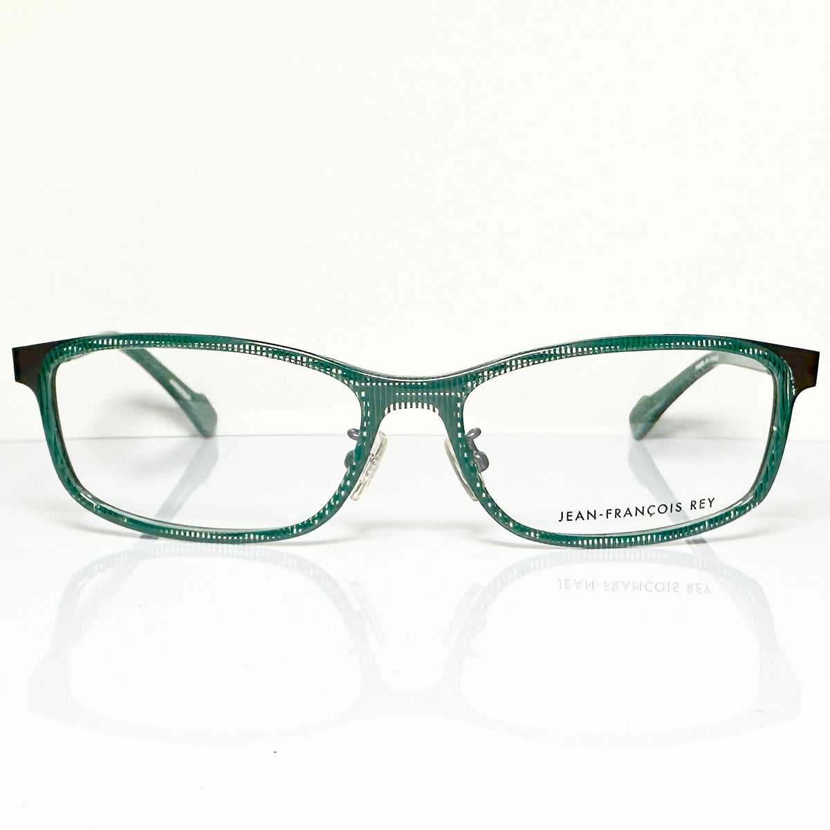JF Rey JF2649 4500 Eyeglasses Frames in Striped Green/Black - Authentic New