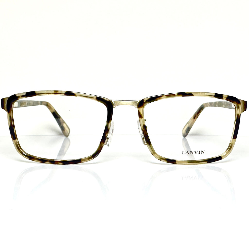 LANVIN 062 08G2 Men's Eyeglasses Frames in Gold/Tortoise - Authentic New