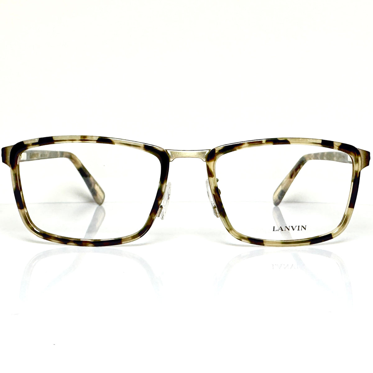 LANVIN 062 08G2 Men's Eyeglasses Frames in Gold/Tortoise - Authentic New