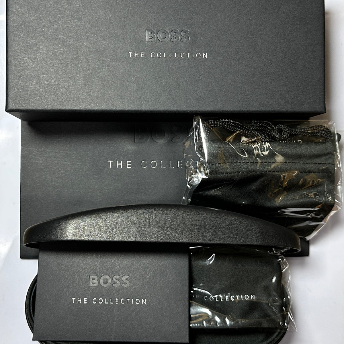 HUGO BOSS 1136 003 Eyeglasses Frames in Matt Black -  Authentic New