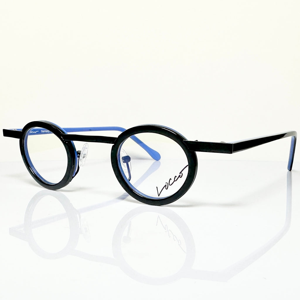 Locco SHAKESPEARE Unisex Eyeglasses Frame in  Black/water color - Authentic New