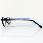 Locco SHAKESPEARE Unisex Eyeglasses Frame in  Black/water color - Authentic New