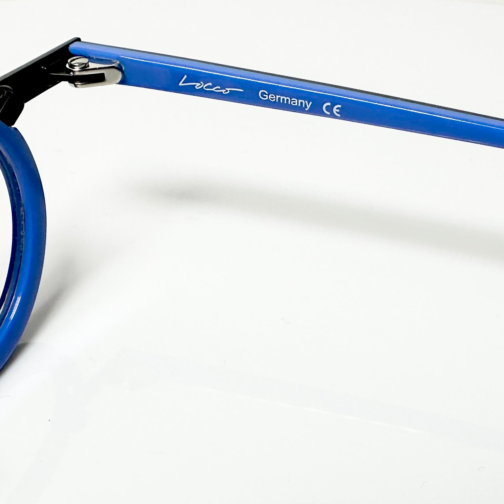 Locco SHAKESPEARE Unisex Eyeglasses Frame in  Black/water color - Authentic New