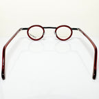 Locco SHAKESPEARE Unisex Eyeglasses Frame in Black/red - Authentic New